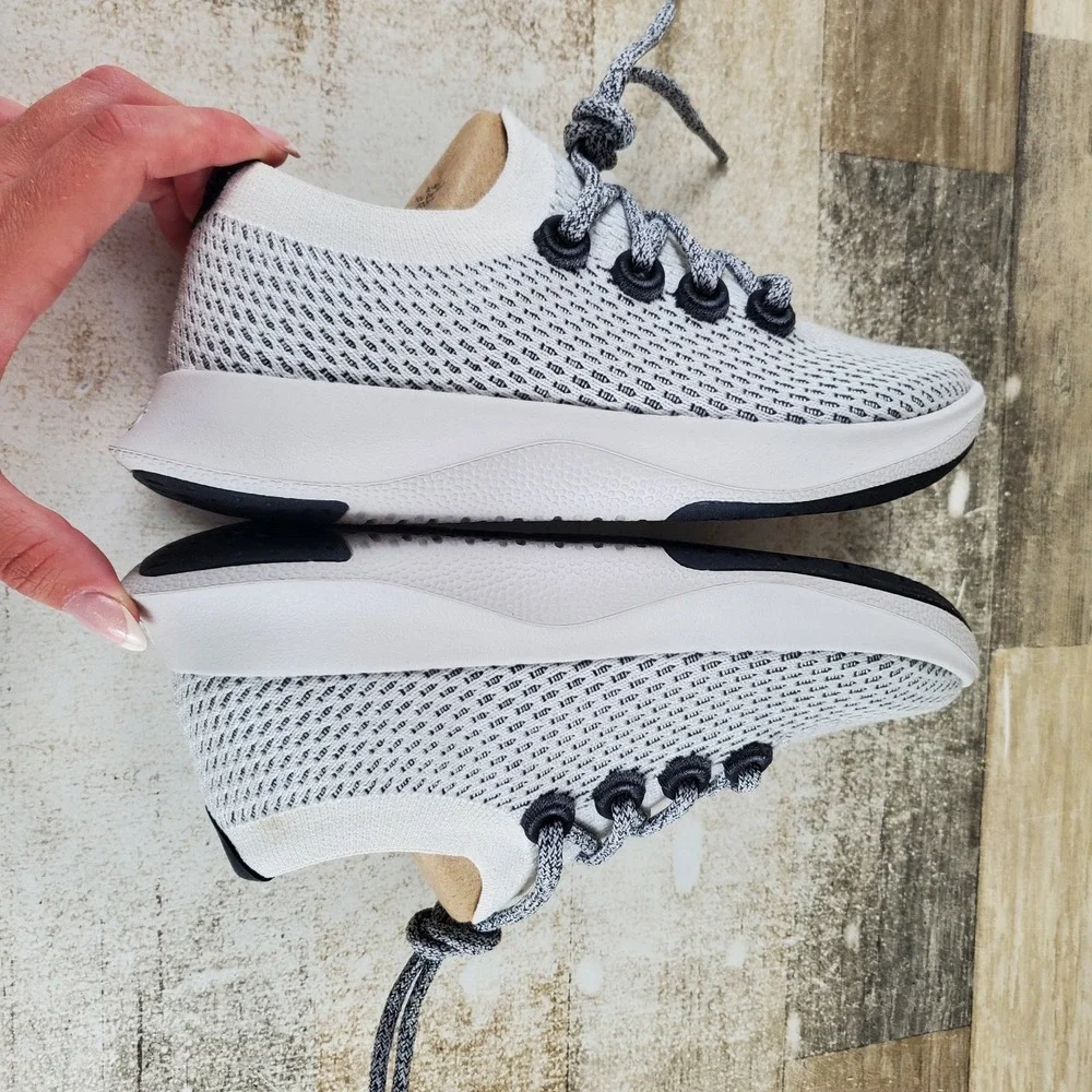 Allbirds Tree Dasher 1 Womens Shoes Sz 6 W Freeze Light Gray Lace Up Sneakers